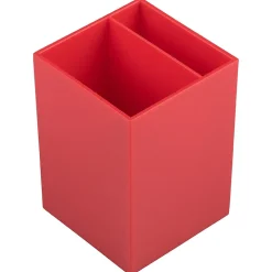 JAM Paper Desk Supplies Kit, Red, 3/Pack (337841RE)