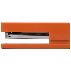 JAM Paper Modern Desktop Stapler, 10 Sheet Capacity, Orange (337ORZ)