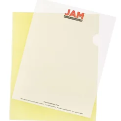 JAM Paper® Plastic Sleeves, 9" x 12", Yellow, 600/Pack (2226316991C)