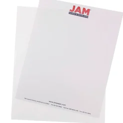 JAM Paper Plastic Sleeves, 9" x 12", Clear, 120/Box (2226316988B)