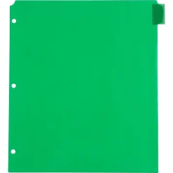 JAM Paper Poly Dividers, 8-Tab, Assorted Colors, 6 Packs (375032922A)
