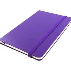 JAM Paper Professional Notebooks, 4" x 6", Wide Ruled, 70 Sheets, Purple (340528851)