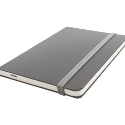 JAM Paper Professional Notebooks, 5.8" x 8.3", Wide Ruled, 70 Sheets, Gray/Silver (340528858)