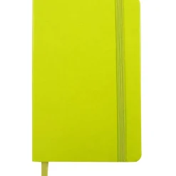 JAM Paper Professional Notebooks, 5.8" x 8.3", Wide Ruled, 70 Sheets, Green (340528859)