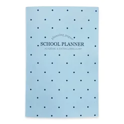 Kahootie Co. It's That Kinda Day School & After School 9" x 6" Monthly & Weekly Planner, Teal Polka Dots (ITKSTPD)