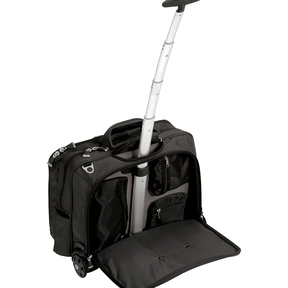 Kensington 17" Nylon Rolling Laptop Bag, Black (K62348A)