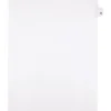 Kleer-Fax Side-Tab Legal Index Dividers, Number 28, White, Letter, 25/Pk