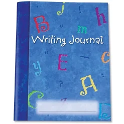 Learning Resources Make a Story Writing Hardcover Journal, 7" x 9", Blue, 10/Set (LER3467)