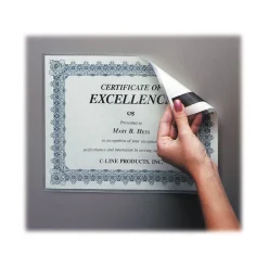 Magnetic Cubicle Keepers®, Clear Polypropylene, 8 1/2