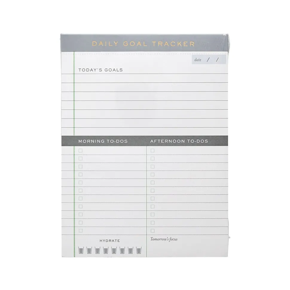 Martha Stewart Daily Goals Tracker Pad (MS101S)