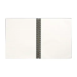 Martha Stewart Grey Flower Deluxe 1 Subject Notebook (MS101X)