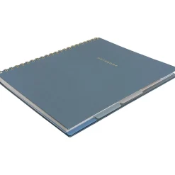 Martha Stewart 5-Subject Subject Notebooks, 9.25" x 11.25", Narrow Ruled, 120 Sheets, Blue (MS110M)