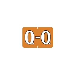 Medical Arts Press® Barkley & Sycom® Compatible Alpha Sheet Style Labels, Q