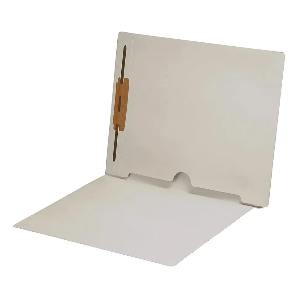 Medical Arts Press End Tab File Folder, Straight Cut, Letter-Size, White, 50/Box (S-09018-WHT)