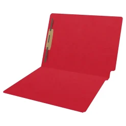 Medical Arts Press Heavy Duty End Tab File Folder, Straight-Cut, Letter Size, Red, 40/Box (S-09461-RED)