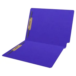 Medical Arts Press Heavy-Duty End Tab File Folder, Straight Cut, Letter-Size, Purple, 40/Box (S-09459-PUR)