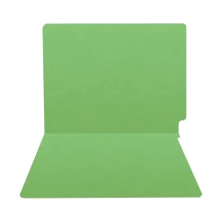 Medical Arts Press Heavy-Duty End Tab File Folder, Straight Cut, Letter-Size, Green, 40/Box (S-09458-GRN)