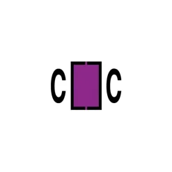 Medical Arts Press® Jeter® Compatible Alpha Sheet Style Labels, Letter C