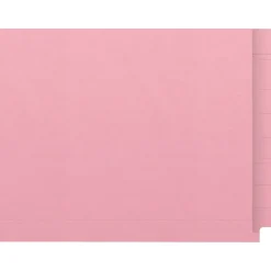 Medical Arts Press Kardex Match Reinforced End Tab File Folder, Straight Cut, Letter Size, Pink, 50/Box (S-09484-PNK)
