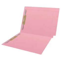 Medical Arts Press Kardex Match Reinforced End Tab File Folder, Straight Cut, Letter Size, Pink, 50/Box (S-09484-PNK)