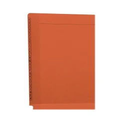 Medical Arts Press Kardex Reinforced End Tab File Folder, Straight Cut, Letter-Size, Orange, 100/Box (F1170-ORG)