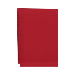 Medical Arts Press Kardex Match Reinforced End Tab File Folder, Straight Cut, Letter-Size, Red, 100/Box (F1170-RED)