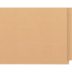 Medical Arts Press Kardex Match Reinforced End Tab File Folder, Straight Cut, Letter Size, Tan, 100/Box (S-09482-TAN)