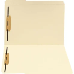 Medical Arts Press Letter Size Top-Tab Manila File Folders; 11 Point, 1/3 Cut, 2 Fasteners (31445)