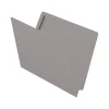Medical Arts Press Reinforced End Tab File Folder, Straight Cut, Letter-Size, Gray, 250/Carton (S-01502-GRY-B)