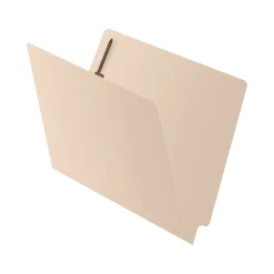 Medical Arts Press Reinforced End Tab File Folder, Straight Cut, Letter-Size, Manila, 50/Box (S-01323)