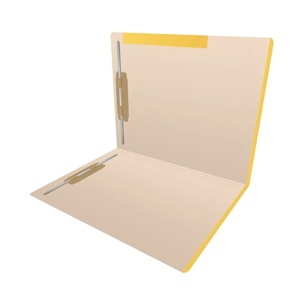 Medical Arts Press Reinforced Top Tab File Folder, Full-Cut, Letter Size, Manila/Yellow, 50/Box (S-09468-YLW)