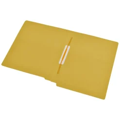 Medical Arts Press Reinforced End Tab File Folder, Straight Cut, Letter-Size, Yellow, 50/Box (S-09167-YLW)