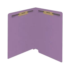 Medical Arts Press Reinforced End Tab File Folder, Straight Cut, Letter-Size, Lavender, 50/Box (S-01602-LAV)