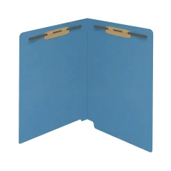 Medical Arts Press Reinforced End Tab File Folder, Straight Cut, Letter-Size, Blue, 250/Carton (S-01602-BLU-B)