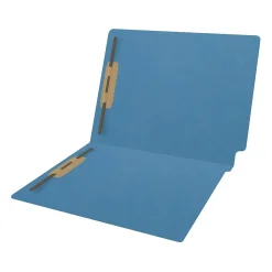 Medical Arts Press Reinforced End Tab File Folder, Straight Cut, Letter-Size, Blue, 250/Carton (S-01602-BLU-B)