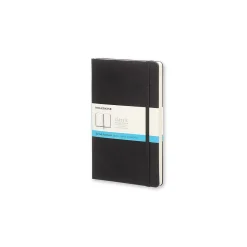 Moleskine Classic Hard Cover Notebook, Dotted, 5" x 8.25", Black (892703XX)
