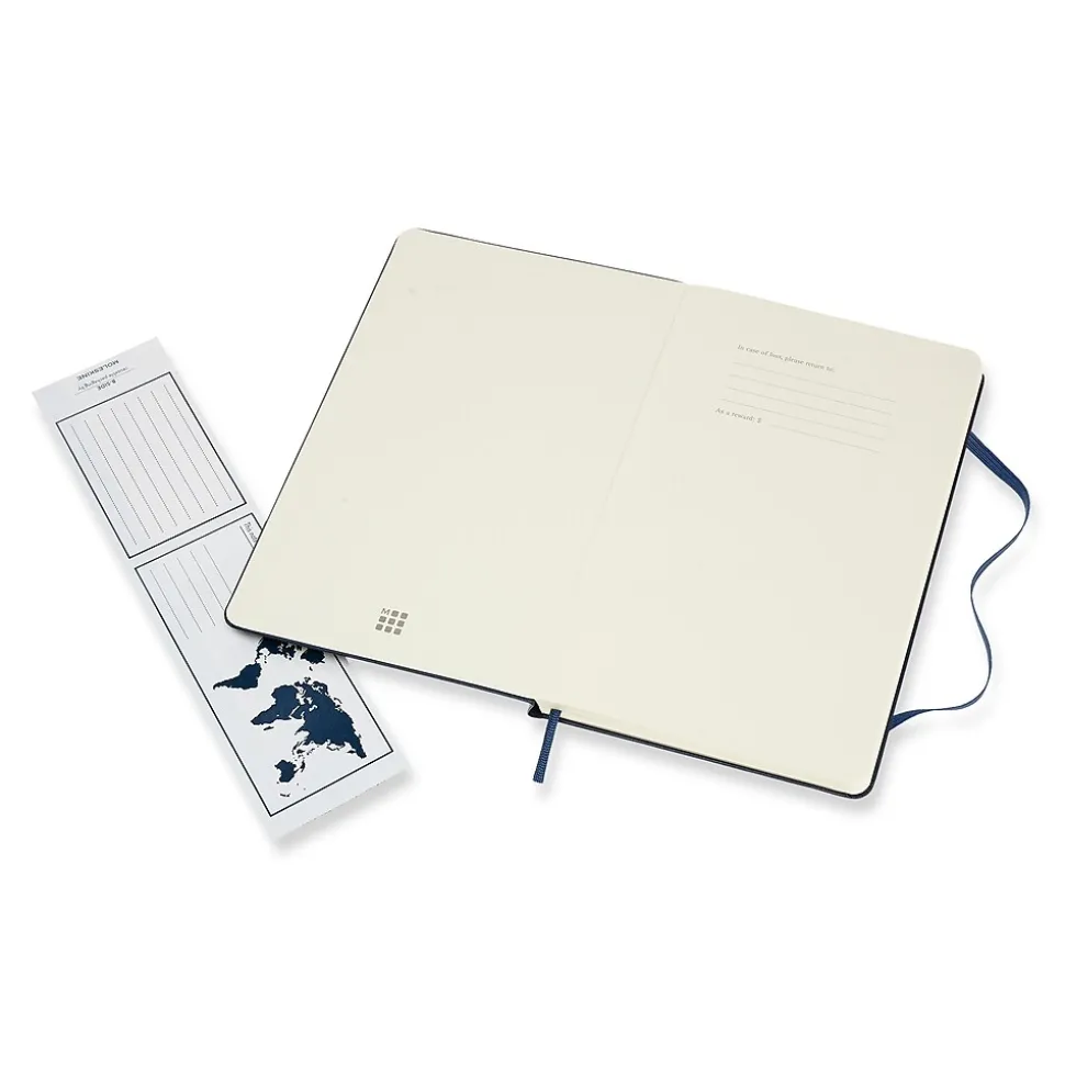 Moleskine Classic 1-Subject Professional Notebook, 5" x 8.25", Dotted, 240 Sheets, Blue (715437)