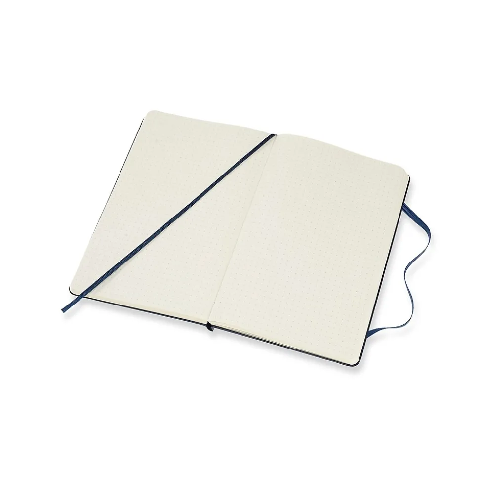 Moleskine Classic 1-Subject Professional Notebook, 5" x 8.25", Dotted, 240 Sheets, Blue (715437)