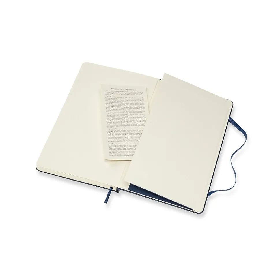 Moleskine Classic 1-Subject Professional Notebook, 5" x 8.25", Dotted, 240 Sheets, Blue (715437)