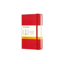 Moleskine Pocket 1-Subject Professional Notebooks, 3.5" x 5.5", Narrow Ruled, 96 Sheets, Red (930000)