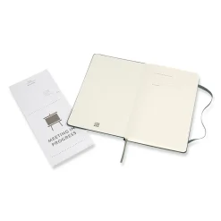 Moleskine Pro Large Professional Notebooks, 5" x 8.25", Narrow Ruled, Green (620763)