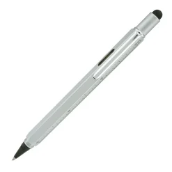 Monteverde One Touch Tool Inkball Pen with Stylus, Silver (MV35221)