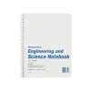 National Brand Engineering & Science 1-Subject Computation Notebooks, 8.5" x 11", Quad, 60 Sheets, Gray/Silver (33610)