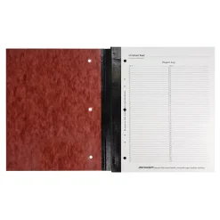 National Brand Laboratory 1-Subject Computation Notebooks, 9.25" x 11", Quad, 200 Sheets, Brown (43649)