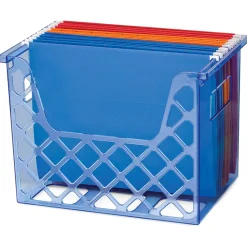 Officemate File Crate, Letter Size, Blue (OIC23221)