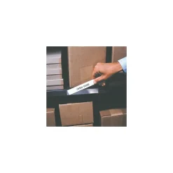 Open Edge 1" x 3" Self Adhesive Label Holders, Clear (LH102)