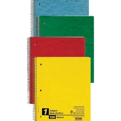 Oxford Earthwise 1-Subject Notebooks, 9" x 11", College Ruled, 100 Sheets, Each (25-419R)
