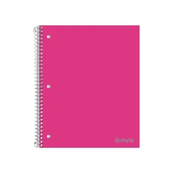 Oxford 1-Subject Notebooks, 8.5" x 11", College Ruled, 100 Sheets, Assorted Colors (10590)