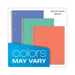 Oxford 1-Subject Notebooks, 8.5" x 11", College Ruled, 100 Sheets, Assorted Colors (10590)