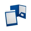 Oxford ViewFolio Twin Presentation Folder, Blue (OXF 57441)
